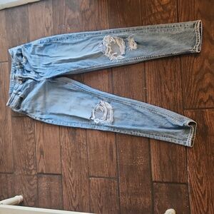 American Eagle Outfitters Light Blue High Rise Jeans